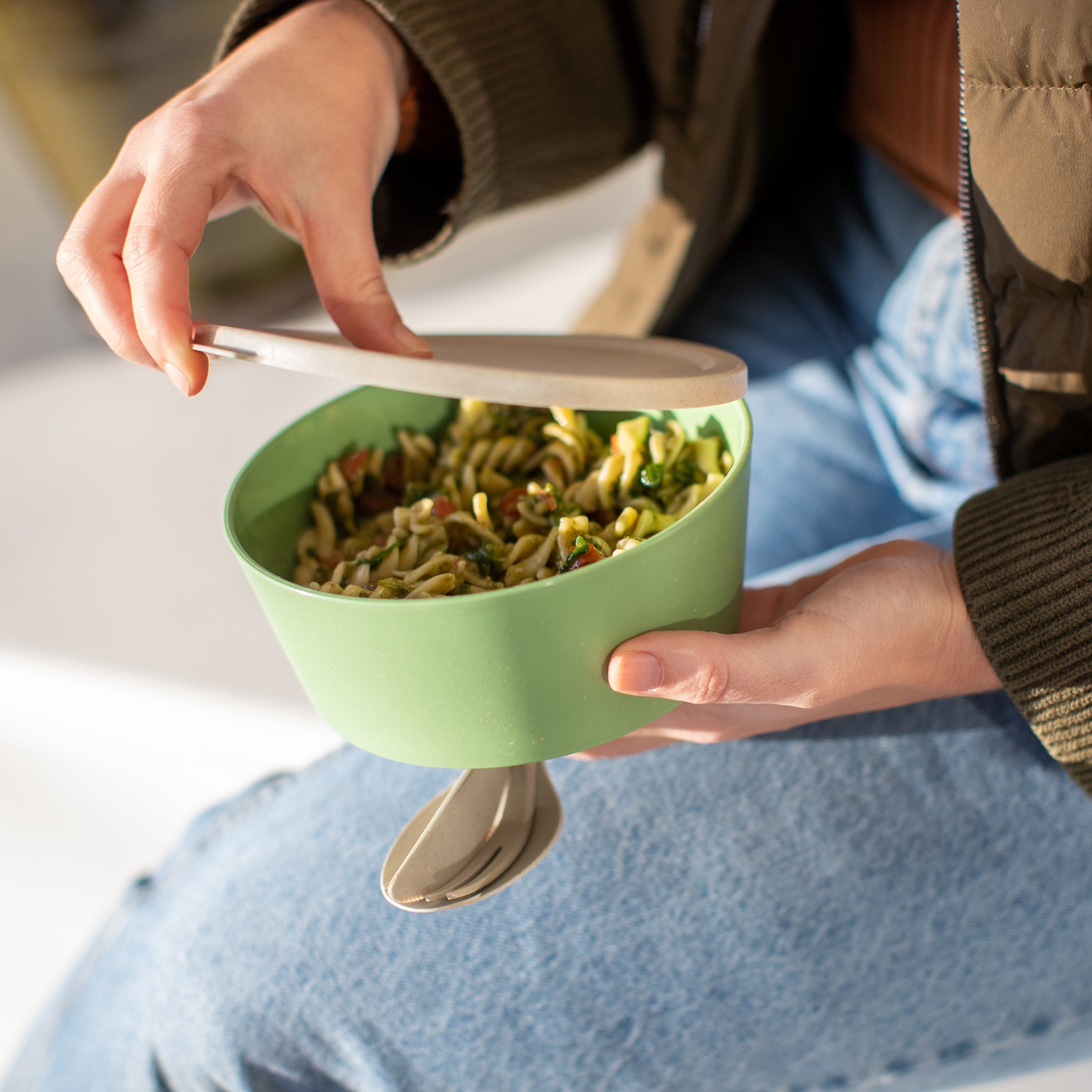 koziol Schale mit Deckel CONNECT BOWL 0,9