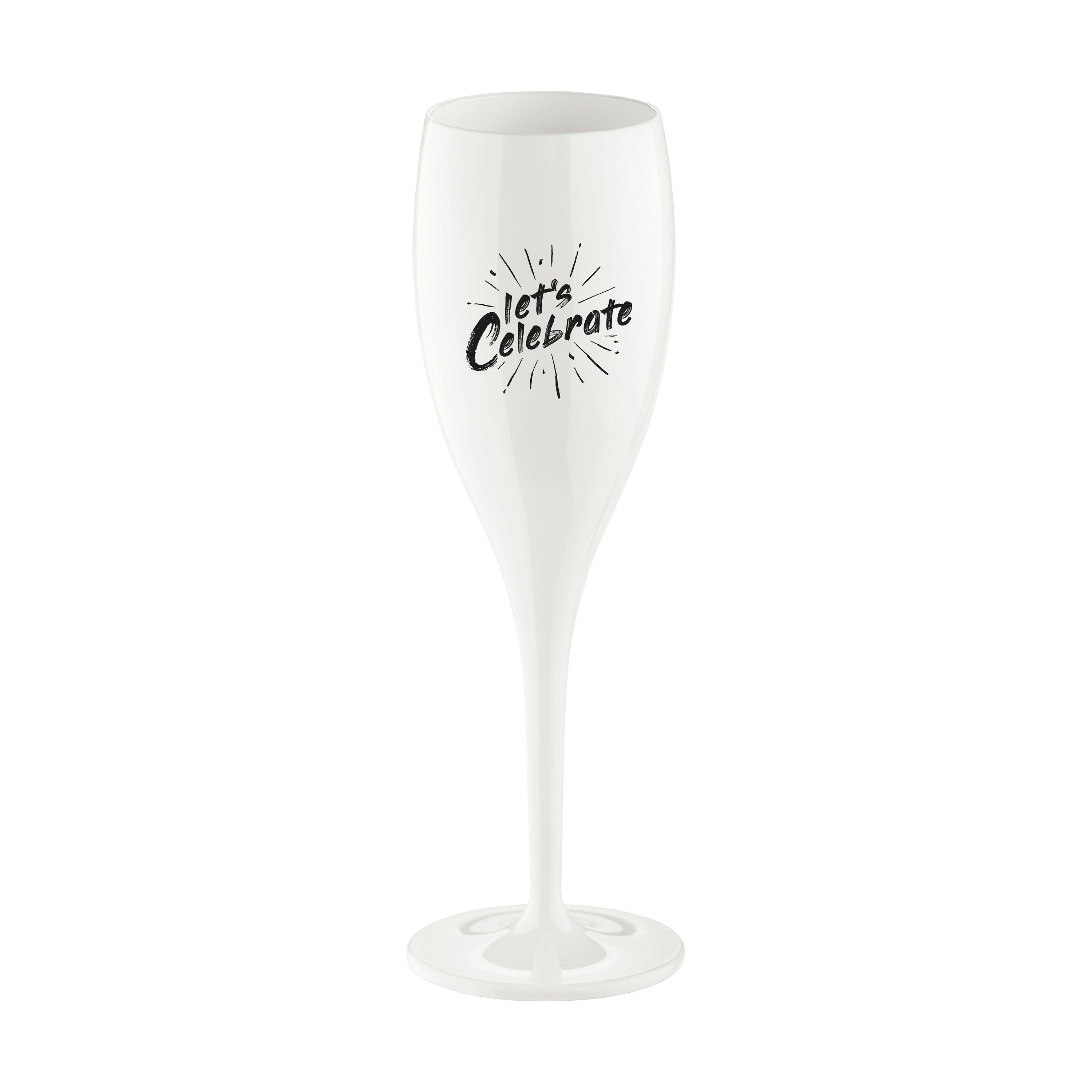 koziol Sektglas mit Druck CHEERS No. 1 LET´S CELEBRATE