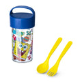 koziol Snackpot / Trinkflasche + Besteck BUDDY SNACK 0,5 SPONGEBOB SQUAREPANTS