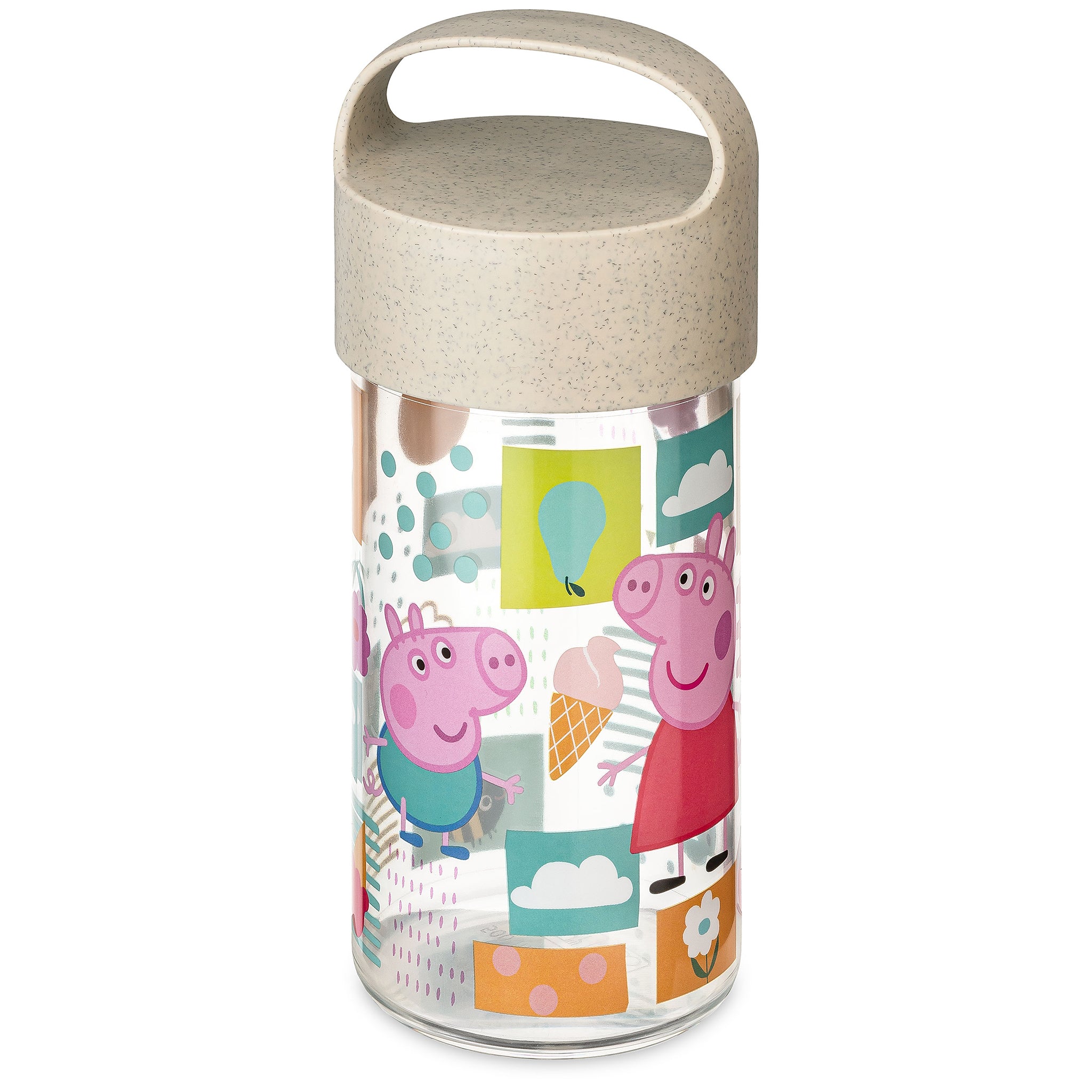 koziol Snackpot / Trinkflasche BUDDY SNACK 0,5 PEPPA PIG