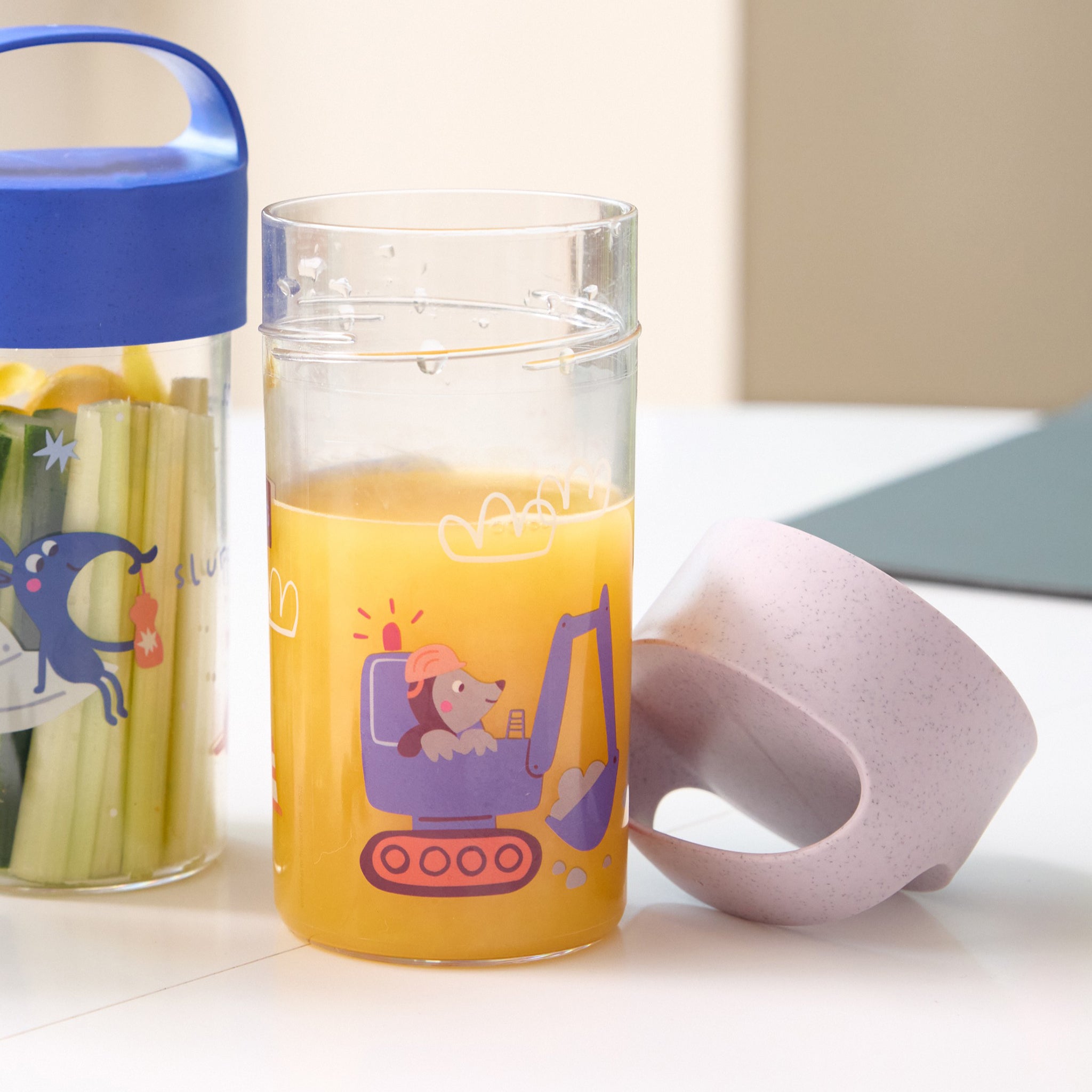 koziol Snackpot / Trinkflasche BUDDY SNACK 0,5 TRUCKS