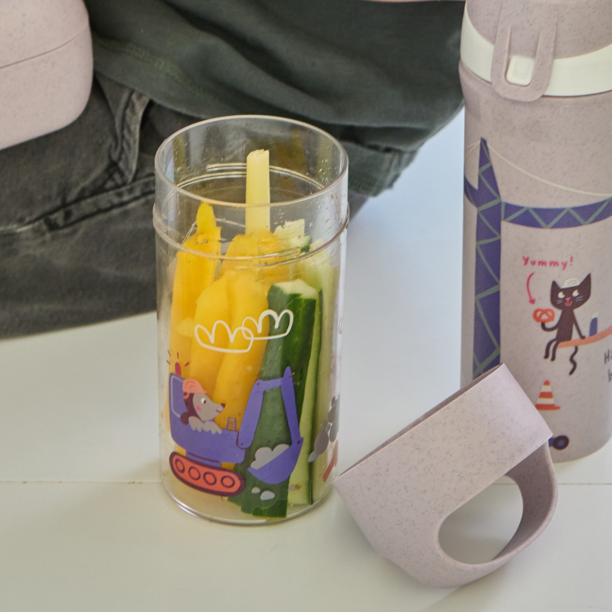 koziol Snackpot / Trinkflasche BUDDY SNACK 0,5 TRUCKS