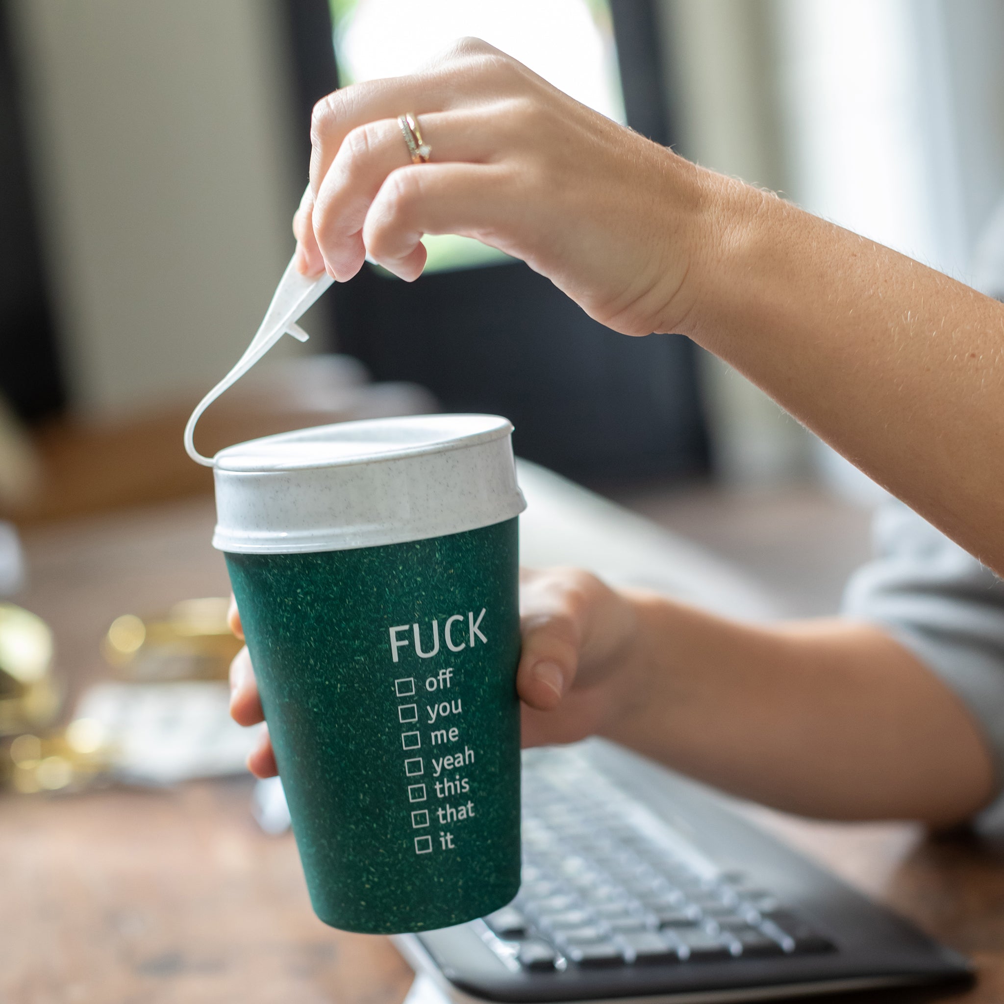 koziol Thermobecher  ISO TO GO FUCK