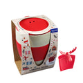 koziol Thermobecher mit Deckel + Tassenutensilo AROMA TO GO RUDOLF SET