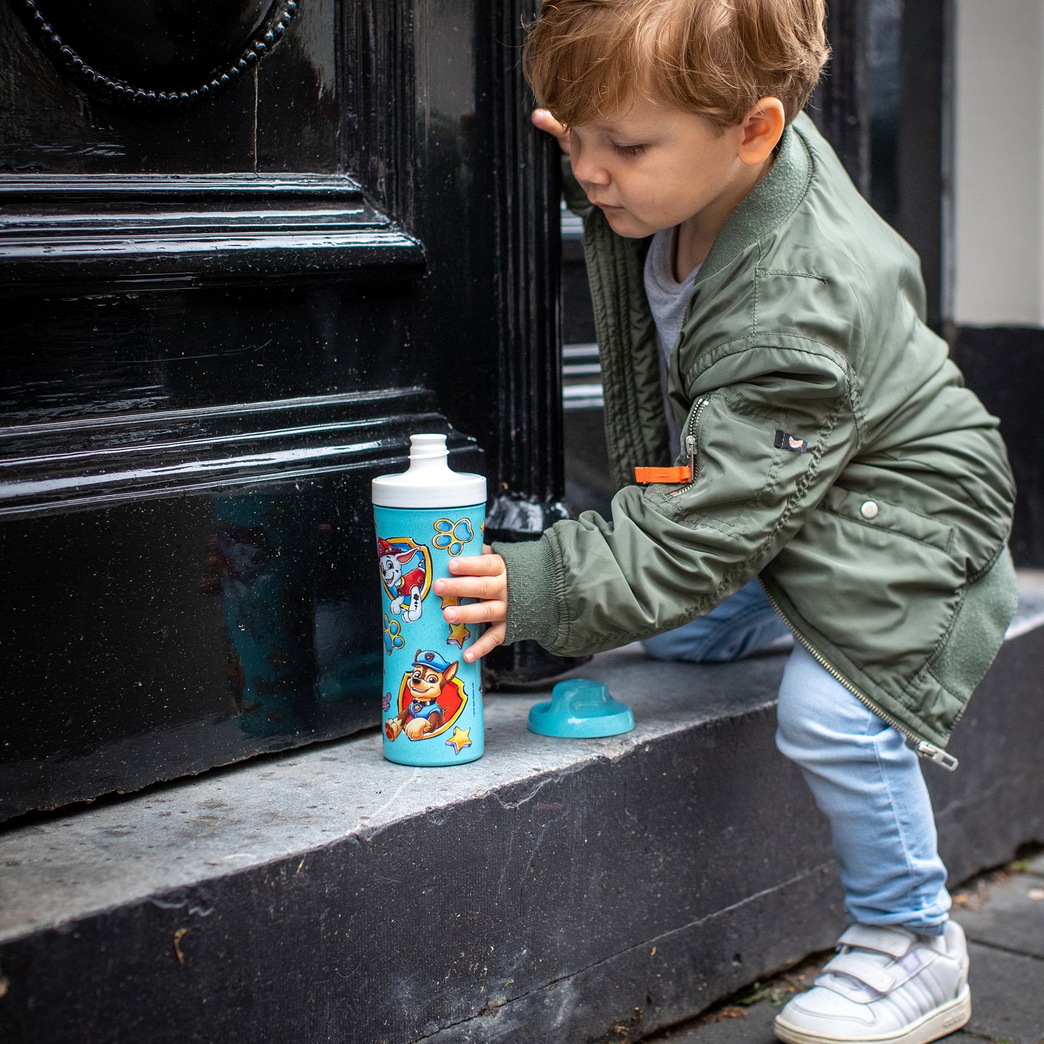 Kinder Trinkflasche Aus Aluminium – 400 Ml, Mit Paw Patrol Design