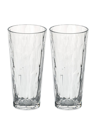 koziol Trinkglas 2er-Set Superglas CLUB No. 19