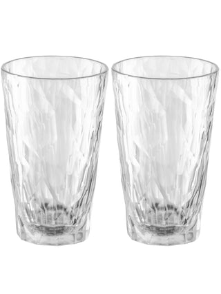 koziol Trinkglas 2er-Set Superglas CLUB No. 6