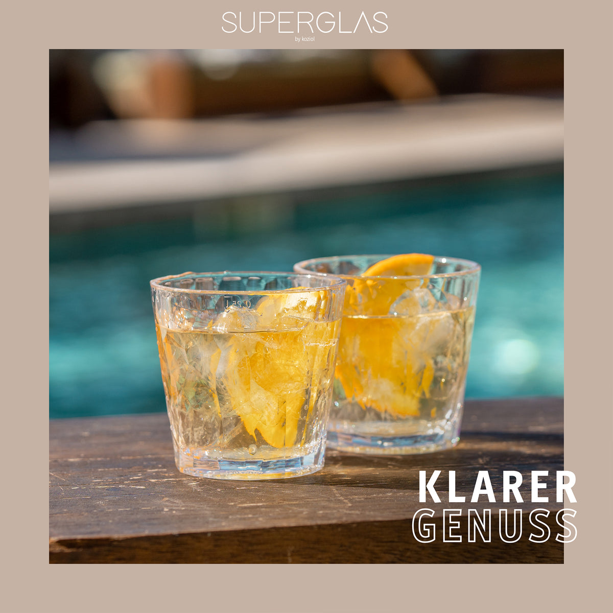 Drinking Glass Set of 2 Superglas No. 22