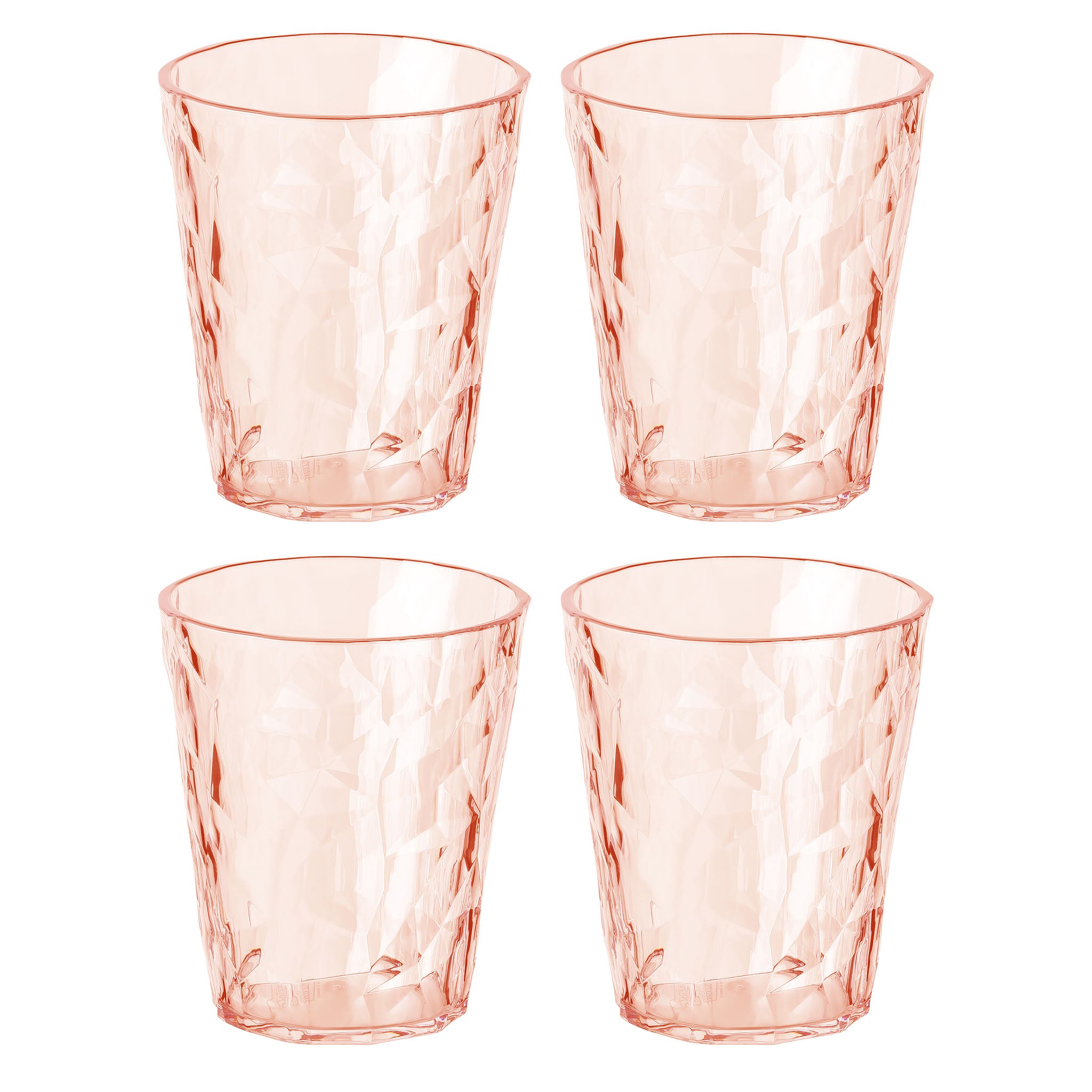 koziol Wasserglas 4er-set Superglas CLUB No. 1