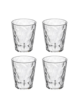 koziol Wasserglas 4er-Set Superglas CLUB No. 1