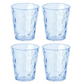 koziol Wasserglas 4er-Set SUPERGLAS CLUB No. 1 transparent aquamarine