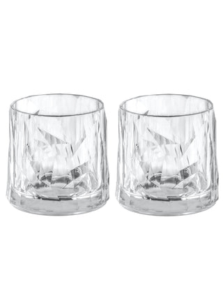 koziol Whiskeyglas 2er-Set Superglas CLUB No. 2